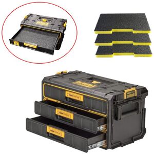 Dewalt DWST08330-1 Toughsystem 2.0 ToolBox 3 Shallow Drawer + 3x 30mm Shadowfoam Dewalt DWST08330-1 Toughsystem 2.0 ToolBox 3 Shallow Drawer + 3x 30mm Shadowfoam