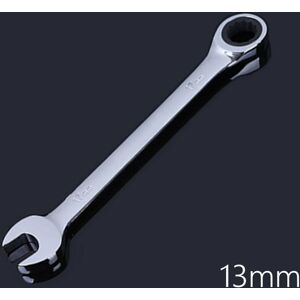 GreenZech (13mm) 8-32mm Steel Silver Metric Spanner Open End Wrench Ratchet Ring Mechanic GreenZech (13mm) 8-32mm Steel Silver Metric Spanner Open End Wrench Ratchet Ring Mechanic