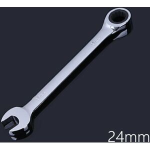 GreenZech (24mm) 8-32mm Steel Silver Metric Spanner Open End Wrench Ratchet Ring Mechanic GreenZech (24mm) 8-32mm Steel Silver Metric Spanner Open End Wrench Ratchet Ring Mechanic