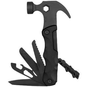 GreenZech (Black) Outdoor Camping Claw Hammer for Survival Tent Multifunctional Hand Tools GreenZech (Black) Outdoor Camping Claw Hammer for Survival Tent Multifunctional Hand Tools