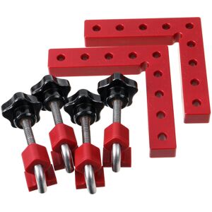 GreenZech (120mm) 90 Right Angle Positioning Clamp Set for Woodworking - 120/160MM L-Shape GreenZech (120mm) 90 Right Angle Positioning Clamp Set for Woodworking - 120/160MM L-Shape