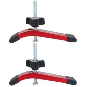 GreenZech (2 PCS) 2PCS T Track Hold Down Clamps Set - Aluminum Alloy, Red & Black, Include GreenZech (2 PCS) 2PCS T Track Hold Down Clamps Set - Aluminum Alloy, Red & Black, Include