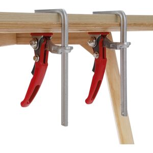 GreenZech (4 PCS) 2/4PCS Alloy Steel Quick Ratchet Track Saw Guide Rail Clamps for MFT Tab GreenZech (4 PCS) 2/4PCS Alloy Steel Quick Ratchet Track Saw Guide Rail Clamps for MFT Tab