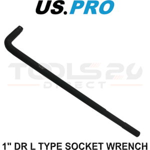 US PRO Tools 1" DR L-Bar Socket Wrench - L Shape L Type Wrench 3295 US PRO Tools 1" DR L-Bar Socket Wrench - L Shape L Type Wrench 3295