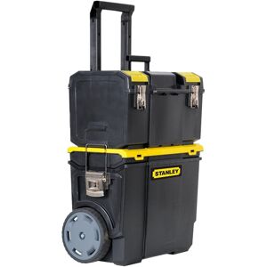 Stanley 3 in 1 Rolling Work centre Toolbox with Pull Handle Detachable Toolbox Stanley 3 in 1 Rolling Work centre Toolbox with Pull Handle Detachable Toolbox