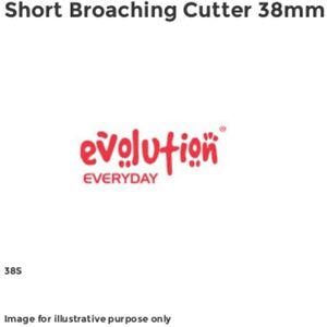 Evolution Short Broaching Cutter 38mm EVLHT38S Evolution Short Broaching Cutter 38mm EVLHT38S