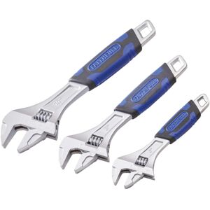 Faithfull Adjustable Spanner Set, 3 Piece Faithfull Adjustable Spanner Set, 3 Piece