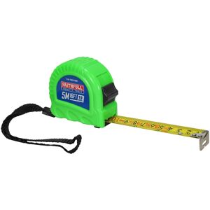 Faithfull Twin Lock Tape Measure 5m/16ft (width 19mm) Faithfull Twin Lock Tape Measure 5m/16ft (width 19mm)