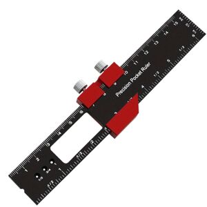Unbranded (160mm) Pocket Ruler Woodworking Marking Gauge Pocket Ruler Scribe Tool - Carp Unbranded (160mm) Pocket Ruler Woodworking Marking Gauge Pocket Ruler Scribe Tool - Carp