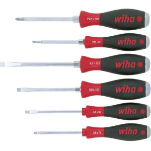 Wiha Softfinish Sl/pz Hex Blade Screwdriver Set, 6 Piece Wiha Softfinish Sl/pz Hex Blade Screwdriver Set, 6 Piece