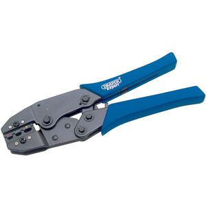 Draper 35574 Expert Ratchet Action Terminal Crimping Tool 220mm Blue Draper 35574 Expert Ratchet Action Terminal Crimping Tool 220mm Blue