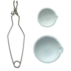 Kikidex (As show, One size) Small Melting Ceramic Crucible Dish Cup Set with Whip Tongs Kikidex (As show, One size) Small Melting Ceramic Crucible Dish Cup Set with Whip Tongs