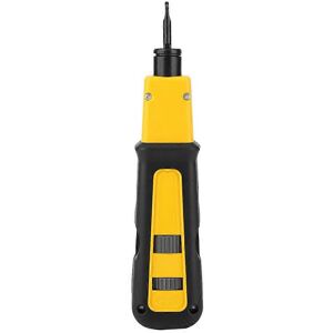 Kikidex (As show, One size) Punch Down Tool Steel Plastic Handle Wire Cutter Crimping El Kikidex (As show, One size) Punch Down Tool Steel Plastic Handle Wire Cutter Crimping El