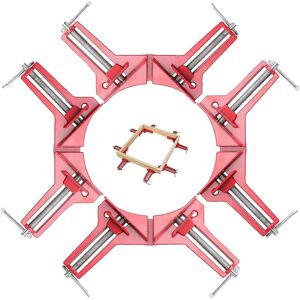 Unbranded (As show, One size) 4 PCS 90 Degree Right Angle Clamp,Woodworking Adjustable Ang Unbranded (As show, One size) 4 PCS 90 Degree Right Angle Clamp,Woodworking Adjustable Ang