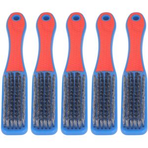 Unbranded 5Pcs Wire Brush Stainless Steel Bristle Silicone Unbranded 5Pcs Wire Brush Stainless Steel Bristle Silicone