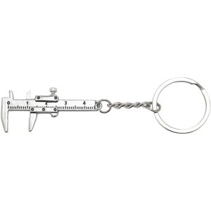 Unbranded For Useful Mini Vernier Caliper Tool Pendant Slides Key Chain Unbranded For Useful Mini Vernier Caliper Tool Pendant Slides Key Chain