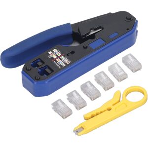 Unbranded RJ45 Crimping Tool Kit Network Cable Ethernet Jack Unbranded RJ45 Crimping Tool Kit Network Cable Ethernet Jack