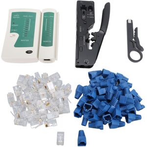 Unbranded RJ45 Crimping Tool Pass Through Ethernet Crimper Unbranded RJ45 Crimping Tool Pass Through Ethernet Crimper