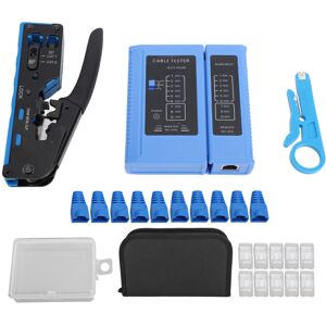 Unbranded RJ45 Crimp Tool Kit Network Cable Crimping Cutting Unbranded RJ45 Crimp Tool Kit Network Cable Crimping Cutting