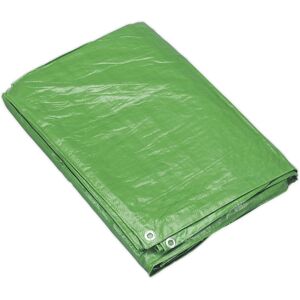 Sealey Tarpaulin 5.49 x 7.32m - Green TARP1824G Sealey Tarpaulin 5.49 x 7.32m - Green TARP1824G