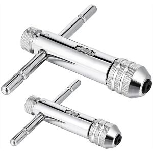 Unbranded For 2pcs Ratchet T Handle Tap Wrench Adjustable T Bar Handle Holder Ratcheting T Unbranded For 2pcs Ratchet T Handle Tap Wrench Adjustable T Bar Handle Holder Ratcheting T