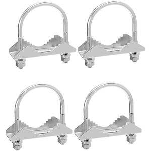 Unbranded For 4 Set Antenna Mast Pipe Clamp With V Jaw Block And U Bolt All Antirust Finis Unbranded For 4 Set Antenna Mast Pipe Clamp With V Jaw Block And U Bolt All Antirust Finis