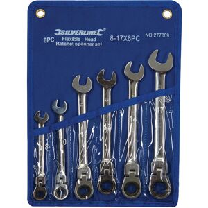 Silverline Flexible Ratchet Spanner Set Silverline Flexible Ratchet Spanner Set
