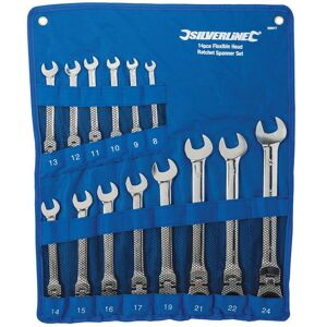 Silverline Flexible Ratchet Spanner Set Silverline Flexible Ratchet Spanner Set