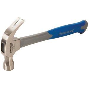 (567g, Blue/Silver) Silverline Fibreglass Claw Hammer (567g, Blue/Silver) Silverline Fibreglass Claw Hammer