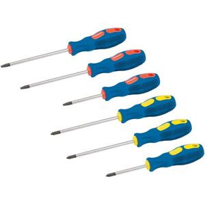 Silverline General Purpose Screwdriver Set (Pack of 6) Silverline General Purpose Screwdriver Set (Pack of 6)