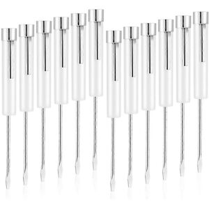 Unbranded For 12 Pcs Pocket Screwdriver Top And Clip Flat Blade Screwdrivers White Unbranded For 12 Pcs Pocket Screwdriver Top And Clip Flat Blade Screwdrivers White