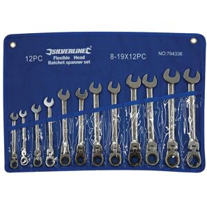 Silverline Flexible Ratchet Spanner Set Silverline Flexible Ratchet Spanner Set