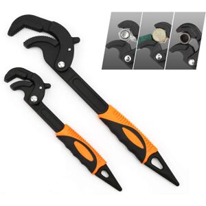 Unbranded Multifunctional Magic Wrench Set, Universal Adjustable Pipe Wrench 10.5 & 15 Inc Unbranded Multifunctional Magic Wrench Set, Universal Adjustable Pipe Wrench 10.5 & 15 Inc
