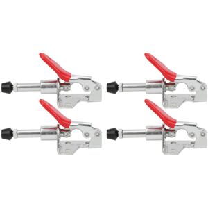 Unbranded 4Pcs Toggle Clamp Fixed Lock Load 45kg Push‑Pull Unbranded 4Pcs Toggle Clamp Fixed Lock Load 45kg Push‑Pull