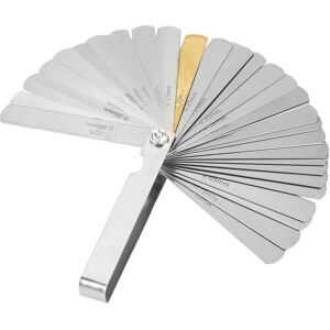 Unbranded 32 Blades Feeler Gauge Stainless Steel Metric Unbranded 32 Blades Feeler Gauge Stainless Steel Metric