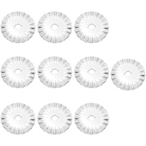 Unbranded 10pcs 45mm Rotary Cutter Pinking Blades for Unbranded 10pcs 45mm Rotary Cutter Pinking Blades for
