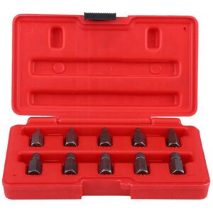 Unbranded 10 Pcs 3.2-10.3mm Screw Extractor Set for Rusted Unbranded 10 Pcs 3.2-10.3mm Screw Extractor Set for Rusted