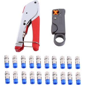 Unbranded Coaxial Cable Wire Stripper RG6/RG59 Compression F Unbranded Coaxial Cable Wire Stripper RG6/RG59 Compression F
