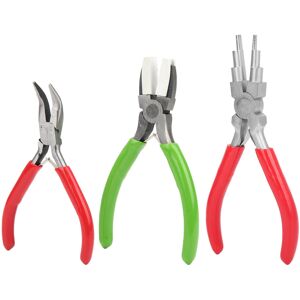 Unbranded 3Pcs Bail Making Pliers Set Nylon Flat Nose Plier Unbranded 3Pcs Bail Making Pliers Set Nylon Flat Nose Plier