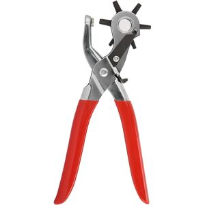 Unbranded 2-4.5mm Carbon Steel Multi Hole Belt Punch Plier Unbranded 2-4.5mm Carbon Steel Multi Hole Belt Punch Plier