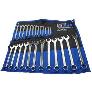 US PRO 25pc Metric Combination Spanner Wrench Set 6-32mm 3232 US PRO 25pc Metric Combination Spanner Wrench Set 6-32mm 3232