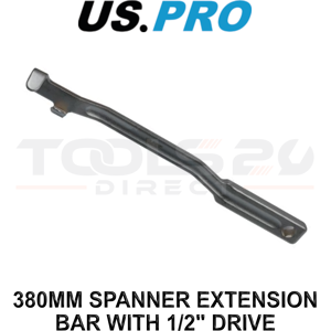 US PRO Tools 380mm 1/2" Drive Spanner Extension Bar Heavy Duty 40Cr Steel 2314 US PRO Tools 380mm 1/2" Drive Spanner Extension Bar Heavy Duty 40Cr Steel 2314