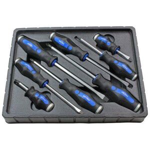 US PRO Tools 8pc Go-through Screwdrivers Set Pozidriv & Flat Head Screwdrivers 1 US PRO Tools 8pc Go-through Screwdrivers Set Pozidriv & Flat Head Screwdrivers 1