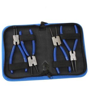 US PRO 4 Piece 6" 150mm Circlip Snap Ring Pliers Internal External Pouch 2059 US PRO 4 Piece 6" 150mm Circlip Snap Ring Pliers Internal External Pouch 2059