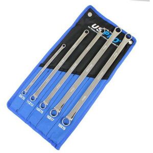 US PRO 5pc Aviation Double Ended Ring Extra Long Spanner Set 8 - 19mm US PRO 5pc Aviation Double Ended Ring Extra Long Spanner Set 8 - 19mm