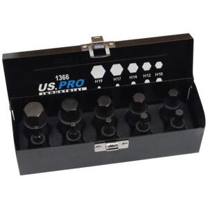 10pc Impact HEX BIT Socket Set by US PRO Tools 1/2" Drive 4mm to 19mm Allen Key 10pc Impact HEX BIT Socket Set by US PRO Tools 1/2" Drive 4mm to 19mm Allen Key