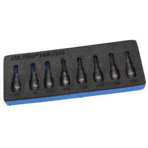 US PRO INDUSTRIAL 1/4" Drive Impact Star Torx Bit Socket Set 8pc T6 - T30 7519 US PRO INDUSTRIAL 1/4" Drive Impact Star Torx Bit Socket Set 8pc T6 - T30 7519
