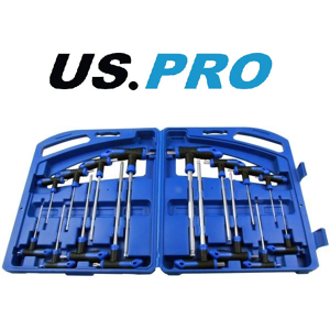 US PRO 16 Piece T Handle Ball End Hex & Torx Key Set 1587 US PRO 16 Piece T Handle Ball End Hex & Torx Key Set 1587