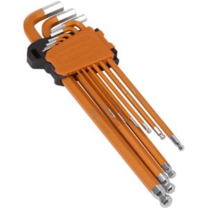 Sealey AK7175 Premier Imperial Extra-Long Ball-End Hex Key Set 9pc Sealey AK7175 Premier Imperial Extra-Long Ball-End Hex Key Set 9pc