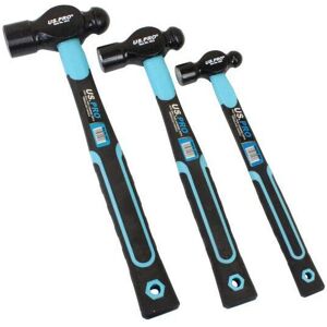 US PRO Tools 3PC Ball Pein Hammer with Fibreglass Handle 8, 16, 32oz 4543 US PRO Tools 3PC Ball Pein Hammer with Fibreglass Handle 8, 16, 32oz 4543